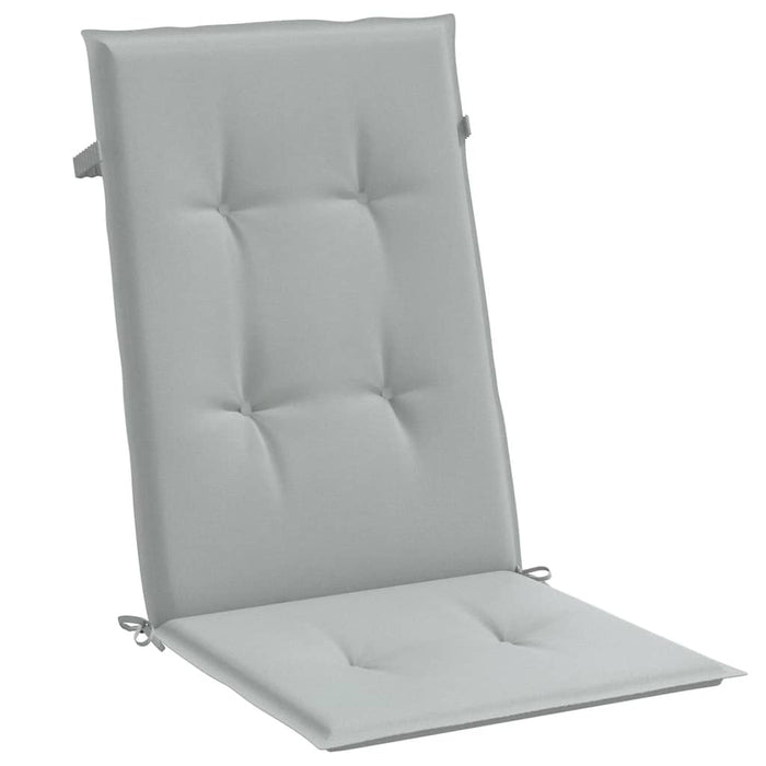 Perne scaun cu spătar înalt 6 buc. melanj gri 120x50x4cm textil WALTI