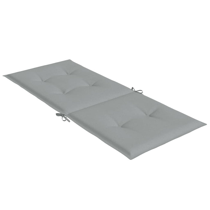 Perne scaun cu spătar înalt 6 buc. melanj gri 120x50x4cm textil WALTI