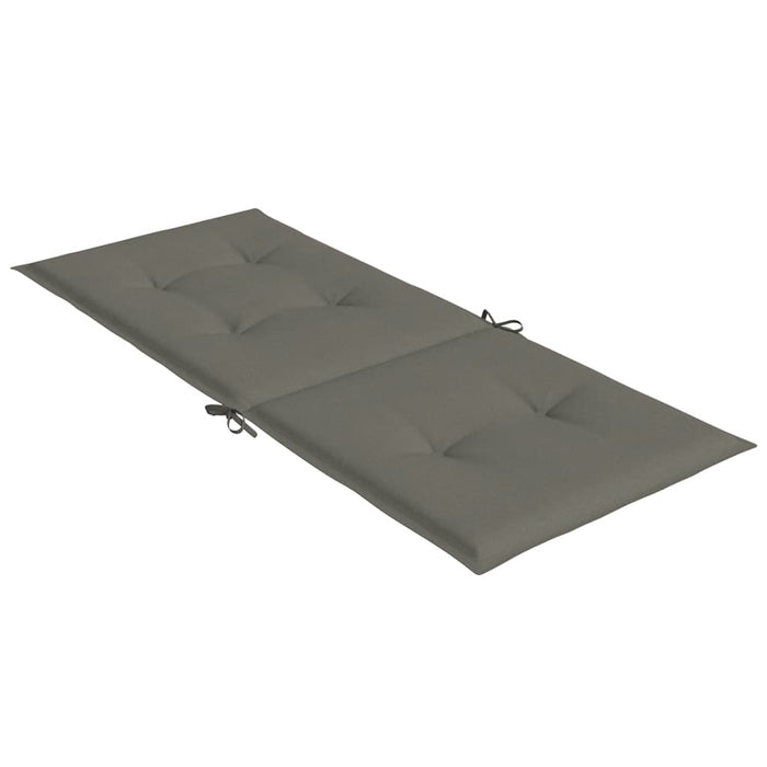 Perne scaun cu spătar înalt 6 buc. melanj gri 120x50x4cm textil WALTI