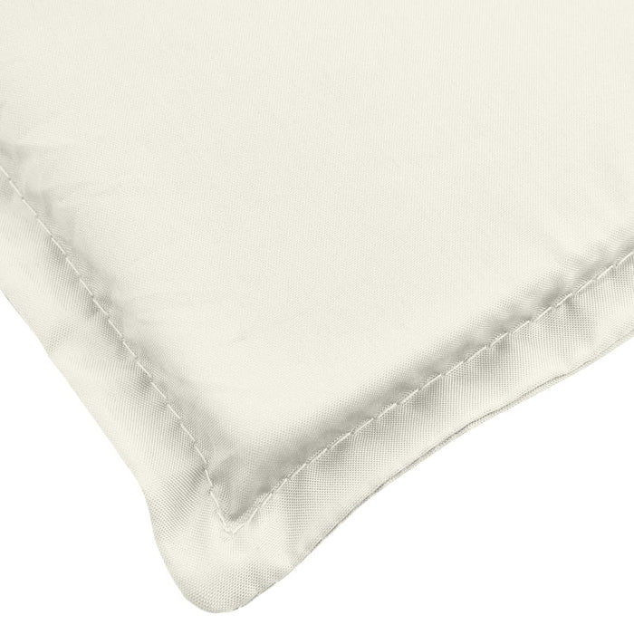 Perne scaun spătar înalt, 2 buc. melanj crem 120x50x4 cm textil WALTI