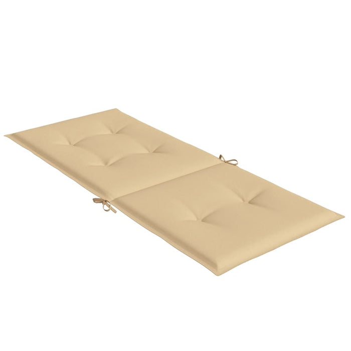 Perne scaun cu spătar înalt 6 buc. melanj bej 120x50x4cm textil WALTI