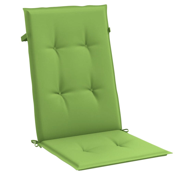 Perne scaun spătar înalt 4 buc. melanj verde 120x50x4 cm textil - WALTI WALTI