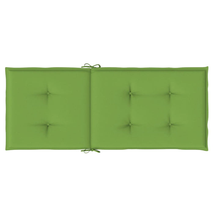 Perne scaun spătar înalt 4 buc. melanj verde 120x50x4 cm textil - WALTI WALTI
