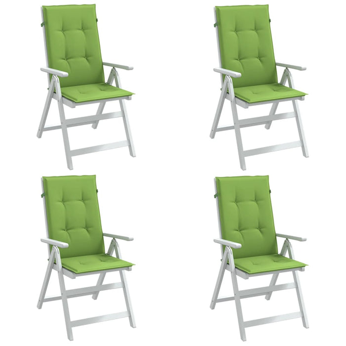 Perne scaun spătar înalt 4 buc. melanj verde 120x50x4 cm textil - WALTI WALTI
