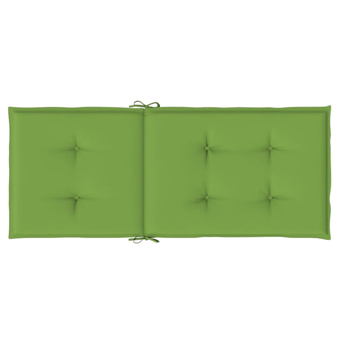 Perne scaun spătar înalt 6 buc. melanj verde 120x50x4 cm textil WALTI