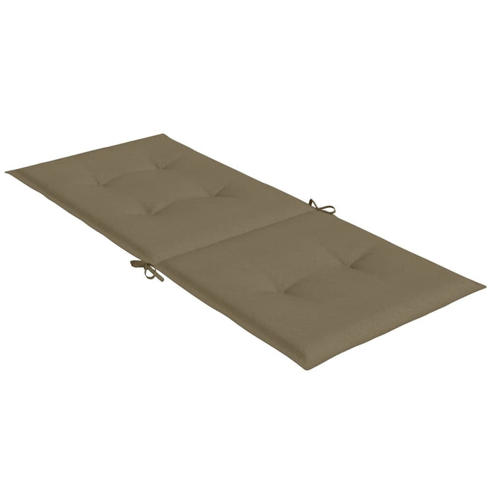 Perne scaun spătar înalt 6buc melanj gri taupe120x50x4cm textil WALTI