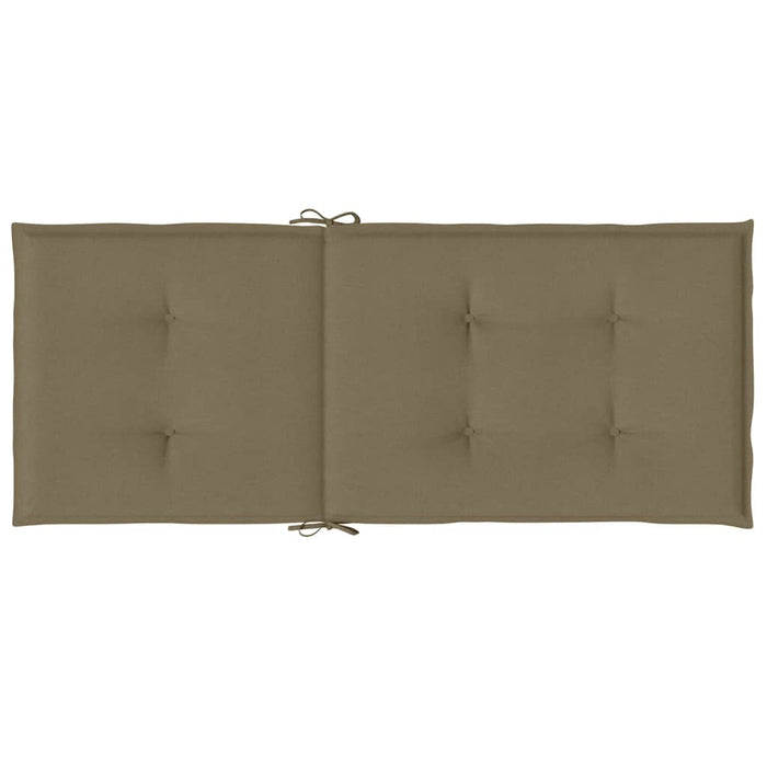 Perne scaun spătar înalt 6buc melanj gri taupe120x50x4cm textil WALTI