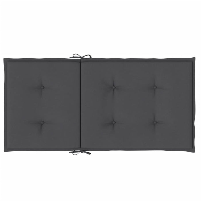 Perne scaun spătar mic 4 buc. melanj antracit 100x50x4cm textil WALTI