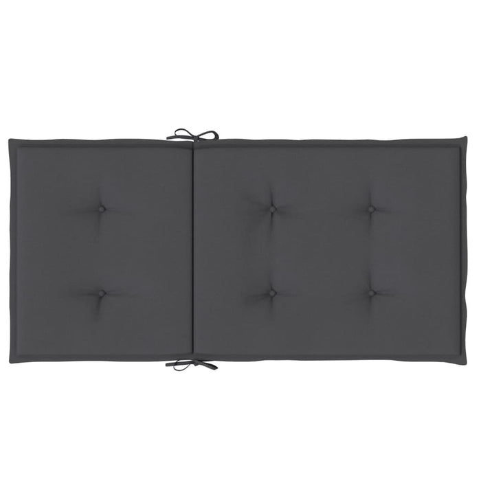 Perne scaun spătar mic 6 buc. melanj antracit 100x50x4cm textil WALTI