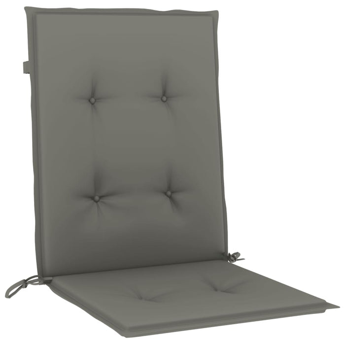 Perne scaun cu spătar scund 4 buc. melanj gri 100x50x4cm textil WALTI