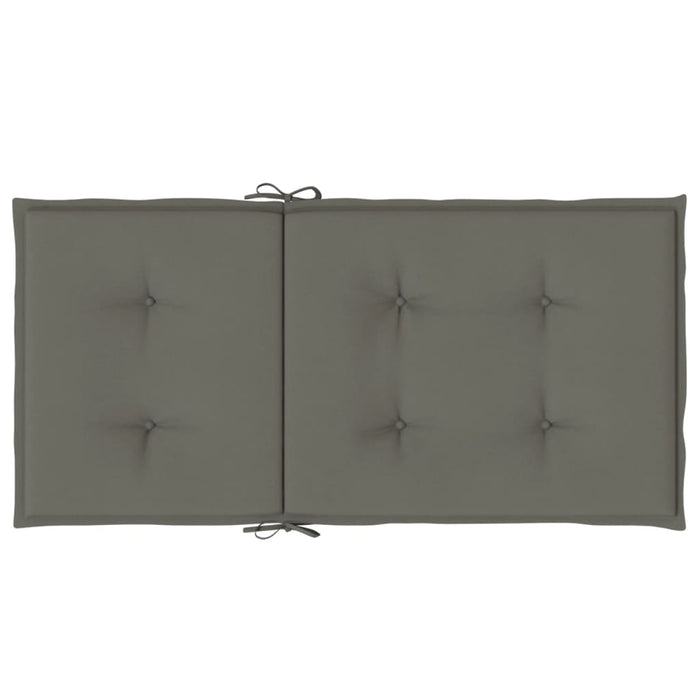 Perne scaun cu spătar scund 4 buc. melanj gri 100x50x4cm textil WALTI
