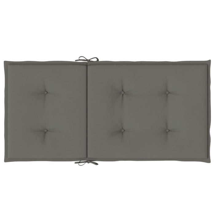 Perne scaun cu spătar scund 6 buc. melanj gri 100x50x4cm textil WALTI