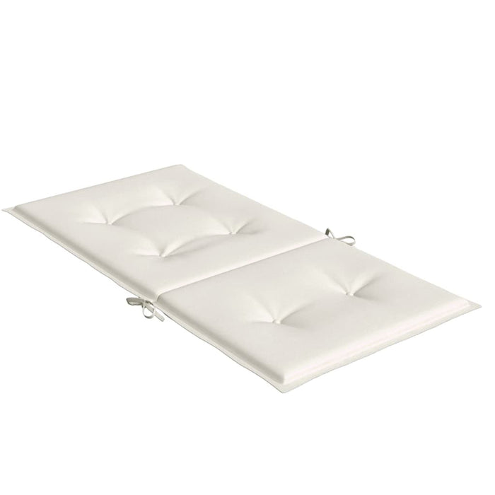 Perne scaun cu spătar scund 4buc. melanj crem 100x50x4cm textil WALTI