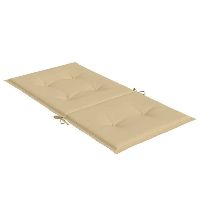 Perne scaun cu spătar mic, 2 buc. melanj bej 100x50x4 cm textil WALTI