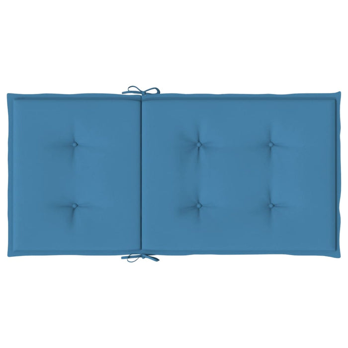 Perne scaun spătar mic 4 buc. melanj albastru 100x50x4cm textil WALTI