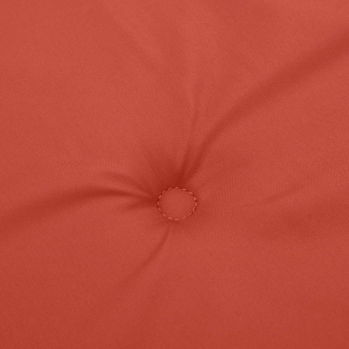 Perne scaun spătar scund 2 buc. melanj roșu 100x50x4 cm textil WALTI