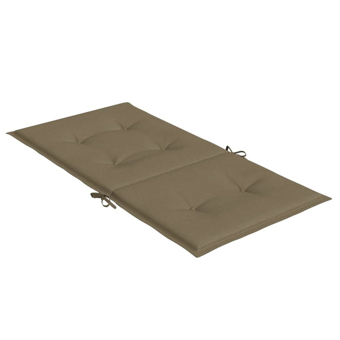 Perne scaun cu spătar mic 2 buc. melanj taupe 100x50x4cm textil WALTI