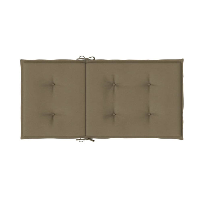Perne scaun cu spătar mic 4 buc. melanj taupe 100x50x4cm textil WALTI
