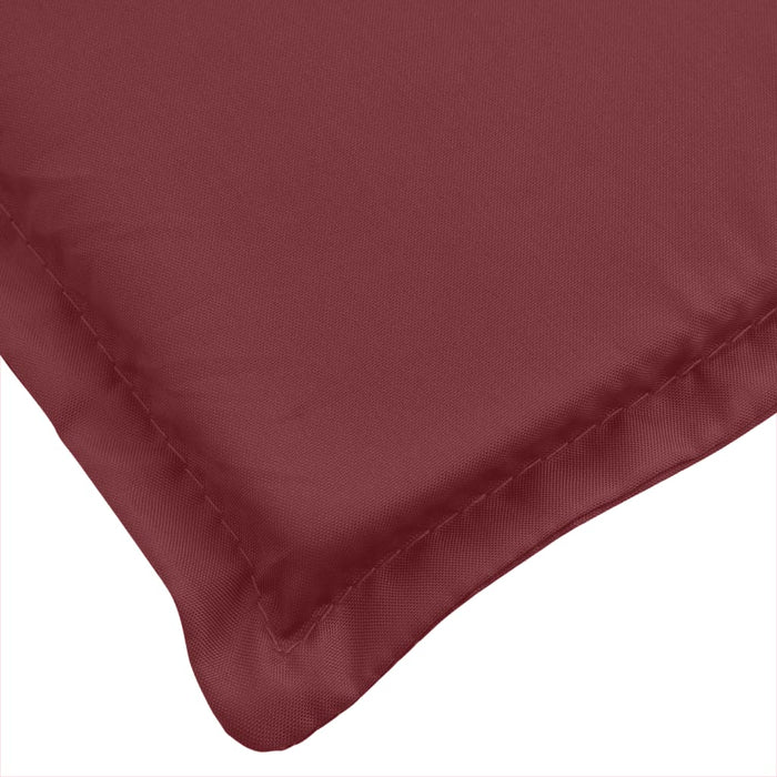 Perne scaun spătar mic 2 buc. melanj roșu vin 100x50x4cm textil WALTI
