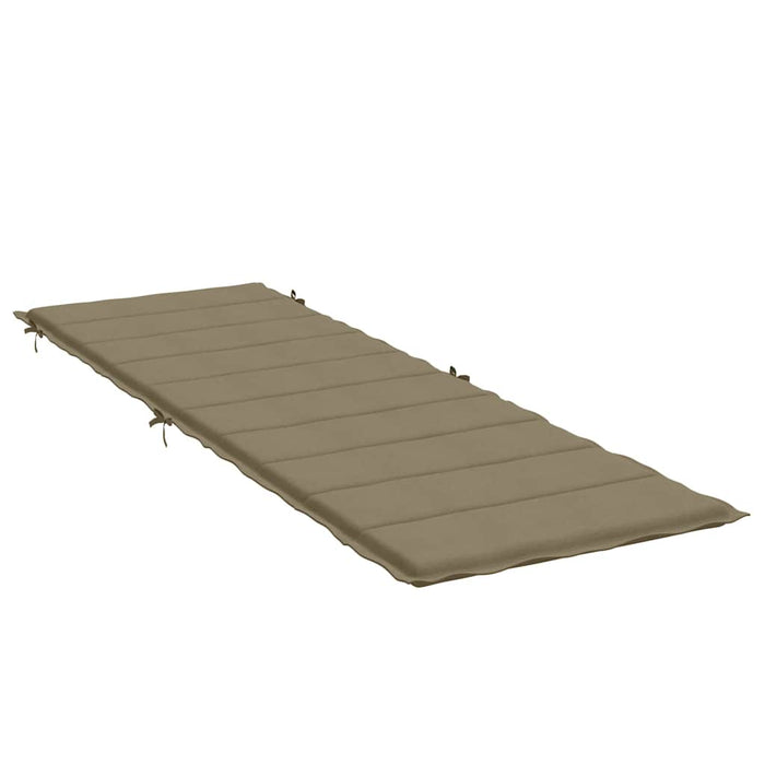 Pernă de șezlong, melanj gri taupe, 186x58x4 cm textil WALTI