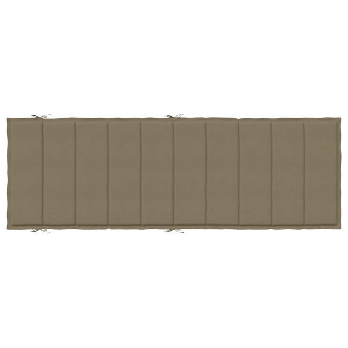 Pernă de șezlong, melanj gri taupe, 186x58x4 cm textil WALTI