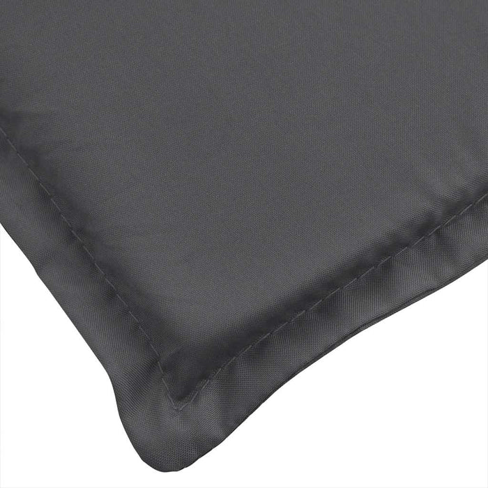 Pernă de șezlong, melanj antracit, (75+105) x 50 x 4 cm textil WALTI