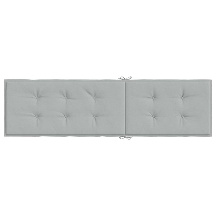 Pernă de șezlong, melanj gri deschis, (75+105) x 50 x 4 cm textil - WALTI WALTI