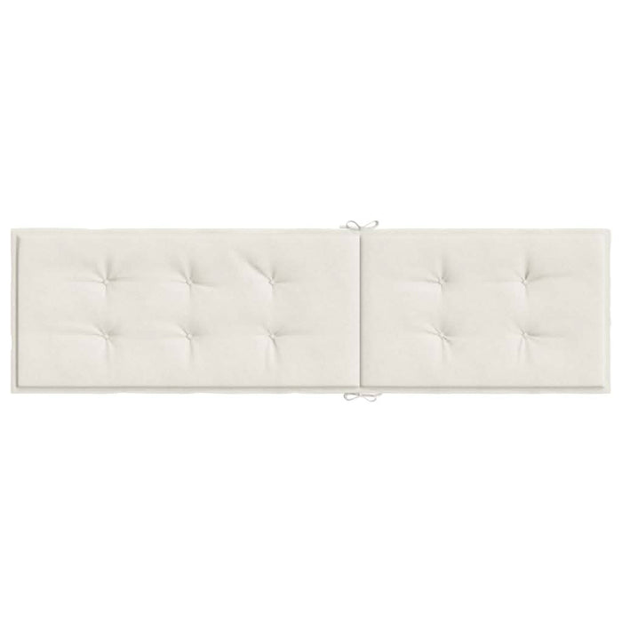 Pernă de șezlong, melanj crem, (75+105)x 50x3 cm textil - WALTI WALTI