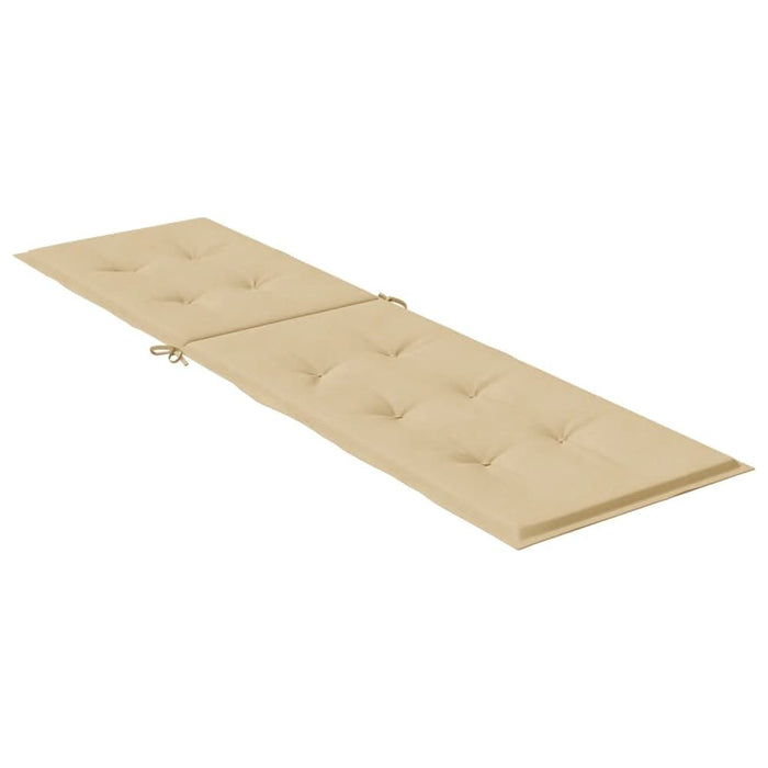 Pernă de șezlong, melanj bej, (75+105)x 50x3 cm textil - WALTI WALTI