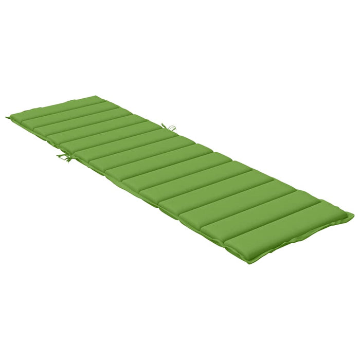 Pernă de șezlong, melanj verde, 200x60x4 cm textil WALTI