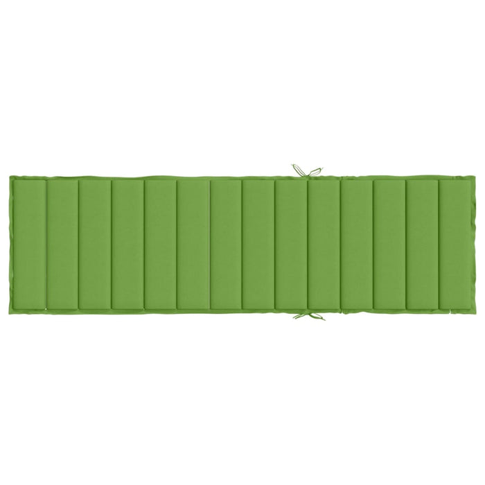 Pernă de șezlong, melanj verde, 200x60x4 cm textil WALTI