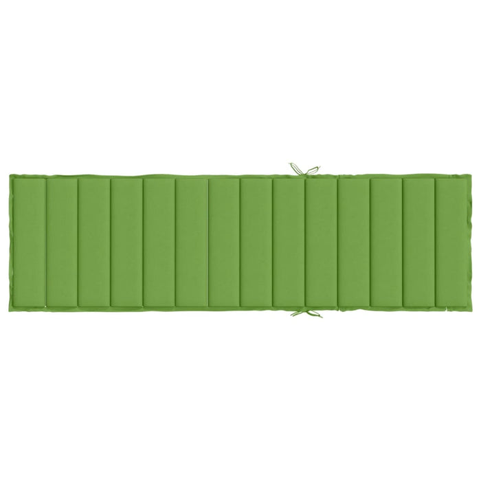 Pernă de șezlong, melanj verde, 200x70x4 cm textil WALTI