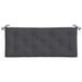 Pernă bancă de grădină, melanj antracit, 120x50x7 cm, textil - WALTI WALTI