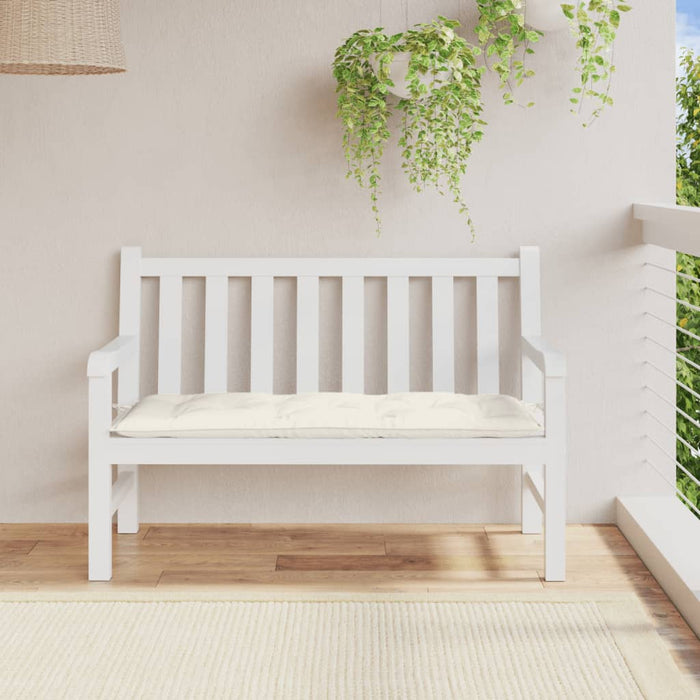 Pernă bancă de grădină, melanj crem, 120x50x7 cm, textil WALTI