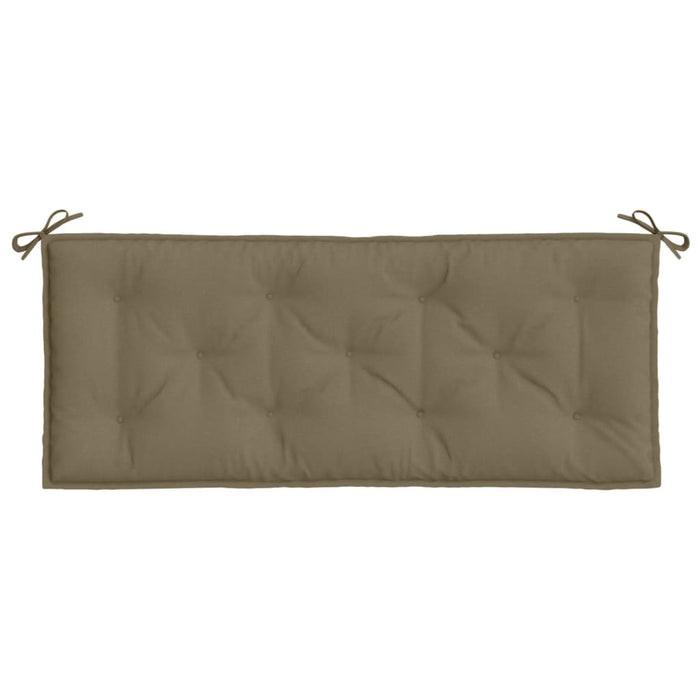 Pernă bancă de grădină, melanj gri taupe, 120x50x7 cm, textil - WALTI WALTI