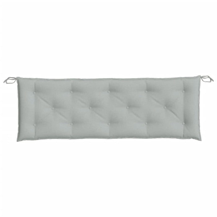 Pernă bancă de grădină, melanj gri deschis, 150x50x7 cm, textil - WALTI WALTI