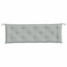 Pernă bancă de grădină, melanj gri deschis, 150x50x7 cm, textil - WALTI WALTI