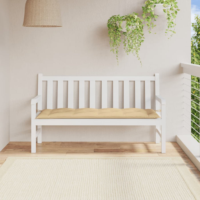 Pernă bancă de grădină, melanj bej, 150x50x7 cm, textil WALTI