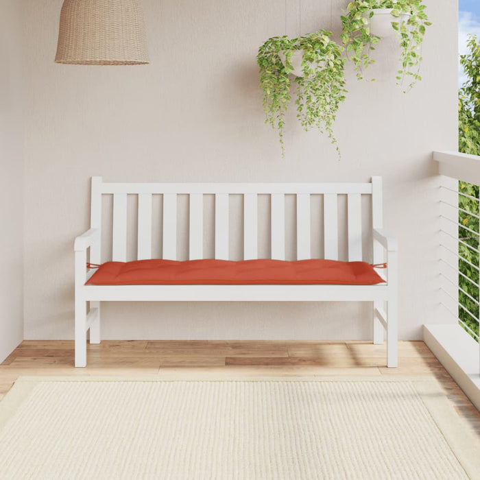 Pernă bancă de grădină, melanj roșu, 150x50x7 cm, textil WALTI