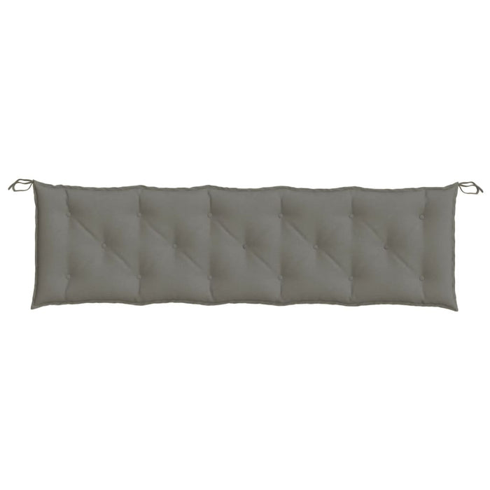 Pernă bancă de grădină, melanj gri închis, 180x50x7 cm, textil WALTI