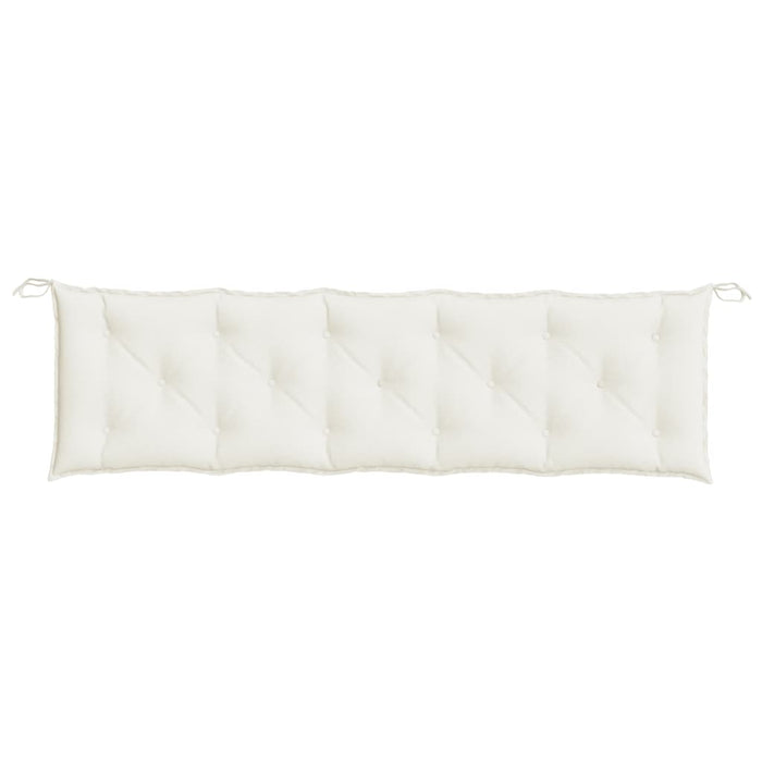 Pernă bancă de grădină, melanj crem, 180x50x7 cm, textil WALTI