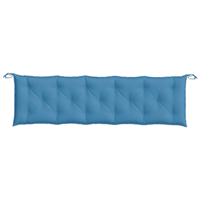 Pernă bancă de grădină, melanj albastru, 180x50x7 cm, textil WALTI
