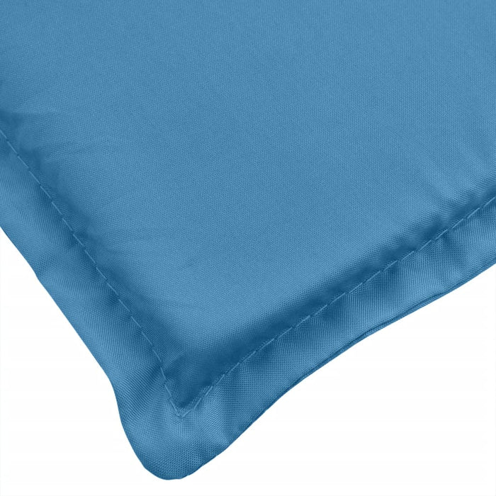 Pernă bancă de grădină, melanj albastru, 180x50x7 cm, textil WALTI
