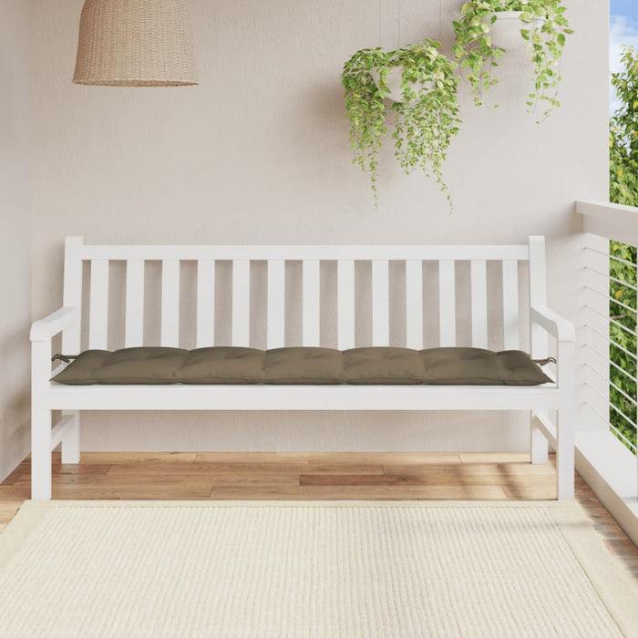 Pernă bancă de grădină, melanj taupe, 180x50x7 cm, textil - WALTI WALTI