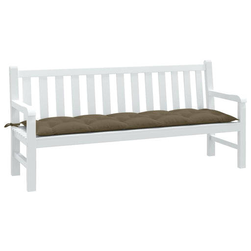 Pernă bancă de grădină, melanj taupe, 180x50x7 cm, textil - WALTI WALTI