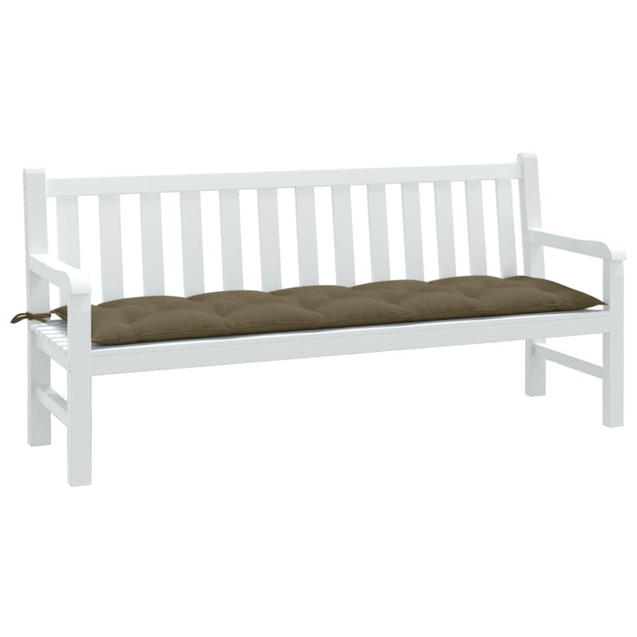 Pernă bancă de grădină, melanj taupe, 180x50x7 cm, textil - WALTI WALTI