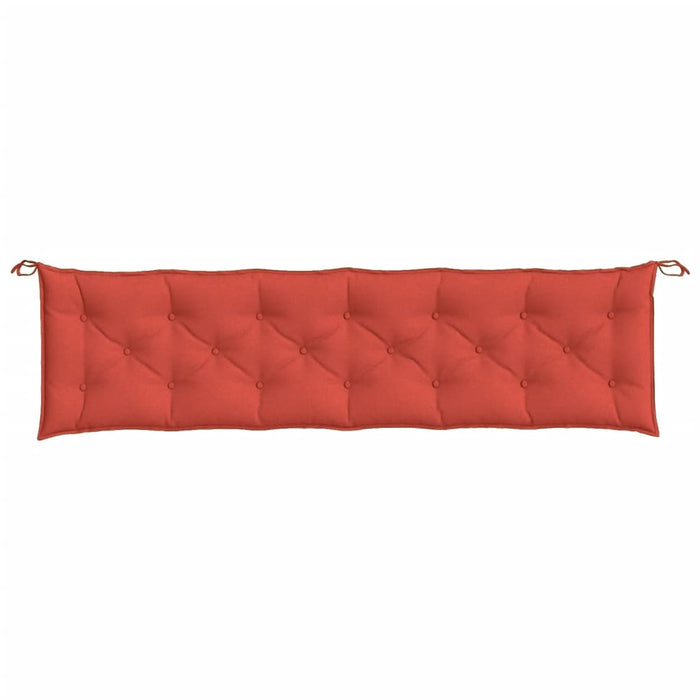 Pernă bancă de grădină, melanj roșu vin, 200x50x7 cm, textil WALTI