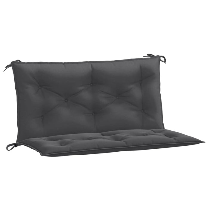 Pernă bancă de grădină 2 buc melanj antracit 100x50x7 cm textil - WALTI WALTI