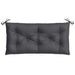 Pernă bancă de grădină 2 buc melanj antracit 100x50x7 cm textil - WALTI WALTI