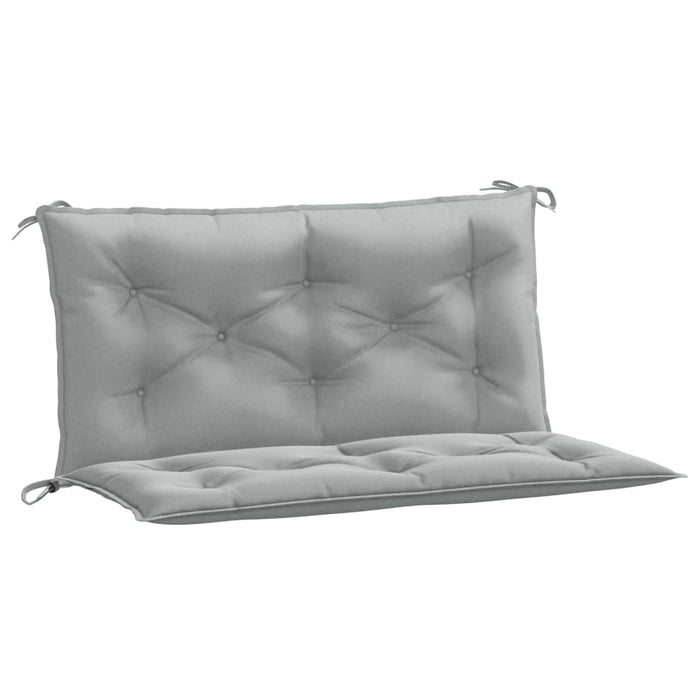 Pernă bancă de grădină 2db melanj gri deschis 100x50x7cm textil - WALTI WALTI